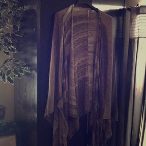 Free people poncho cardigan
